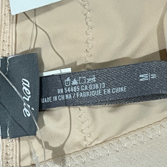 Aerie Floral Lace Racerback Bralette Soft Peach / Nude - Picture 10 of 13